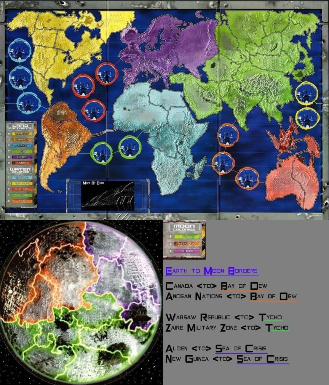 the map
